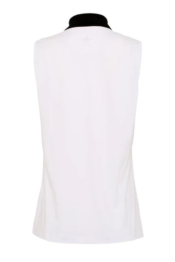 Swing Out Sister Sleeveless Polo Top