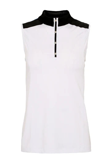 Swing Out Sister Sleeveless Polo Top