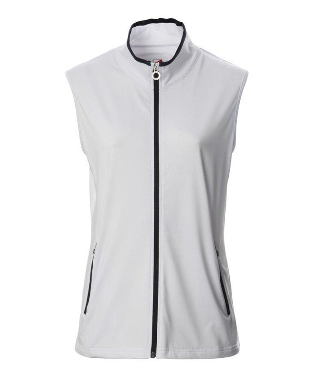 Ladies JRB White Lightweight Golf Gilet