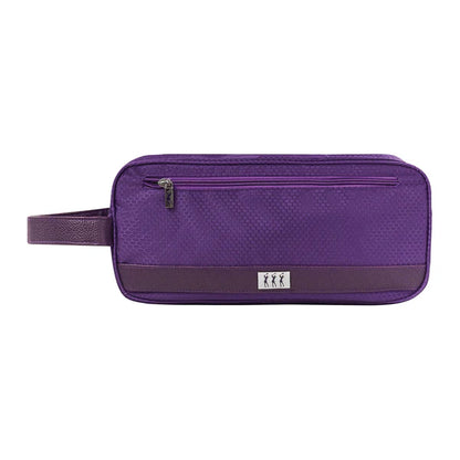 Surprize Purple Shoe Bag with Honeycomb Pattern