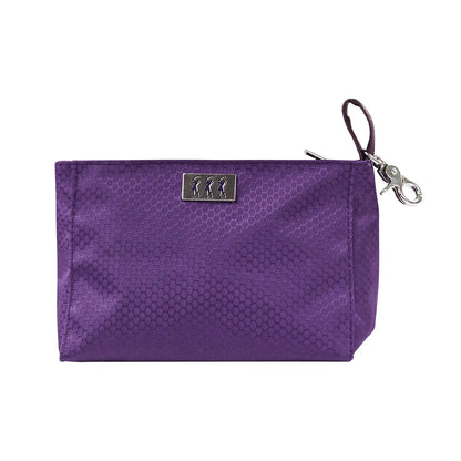 Lady Golfer Honeycomb Design Purple Golf Handbag