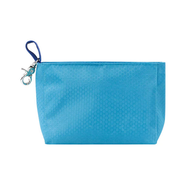 Lady Golfer Honeycomb Design Aqua Golf Handbag