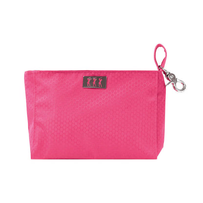 Lady Golfer Honeycomb Design Pink Golf Handbag