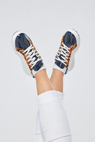 Navy & White Golf Shoes