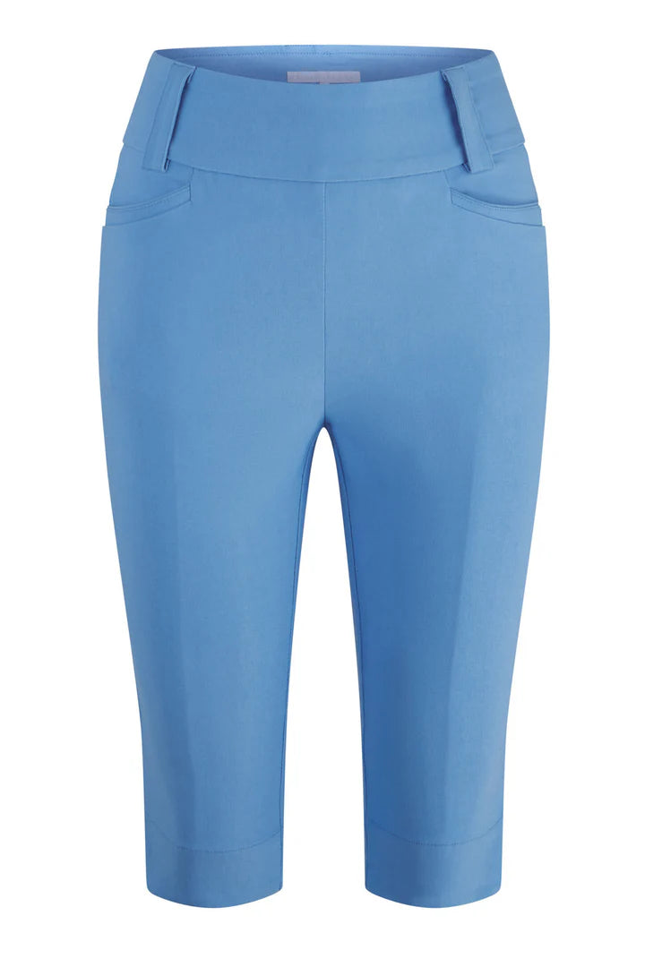 Swing Out Sister Estelle Pull On Tranquil Blue Capri Pants