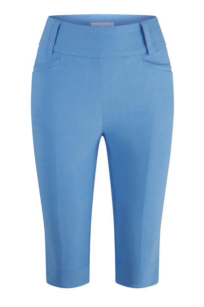 Swing Out Sister Estelle Pull On Tranquil Blue Capri Pants