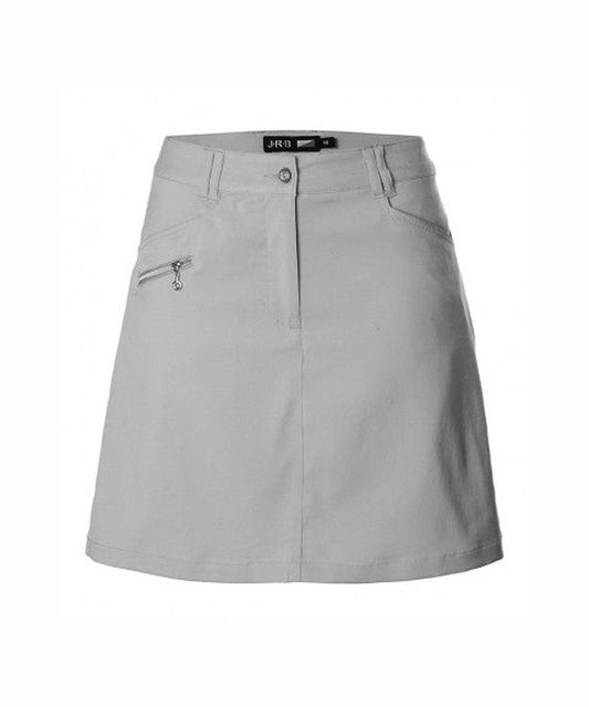 Ladies JRB Light Grey Golf Skort