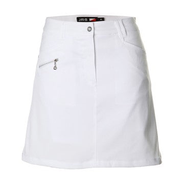 Ladies JRB White Golf Skort